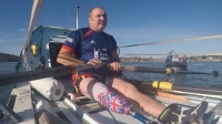 Британец с инвалидностью пересек Атлантический океан на лодке и установил рекорд