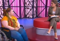 Федеральный канал рассказал о девушке-инвалиде, которая живёт в бараке в Карелии