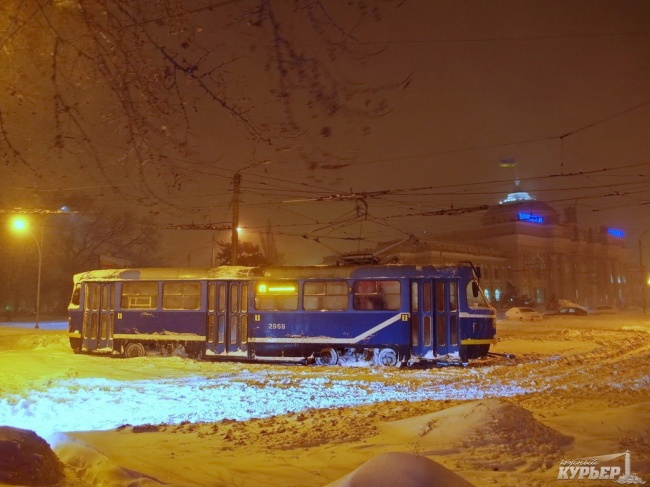 Южная Пальмира зимой.