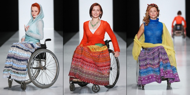 Уникальный проект «BezGraniz Couture - Мода без границ» дает возможность инвалидам и людям с особенностью в фигуре почувствовать себя не только красивыми но и выступить в роли моделей.