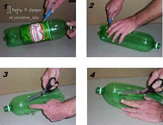 Веник из пластиковых бутылок